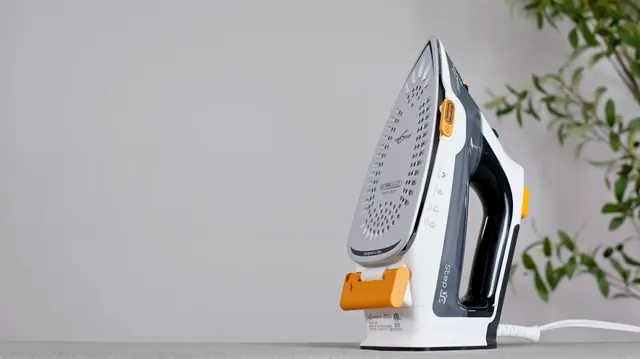 Eurosteam self-lifting steam iron in a clean studio setup